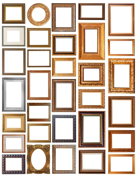 Beyaz arka plan üzerinde izole çerçeve kümesi