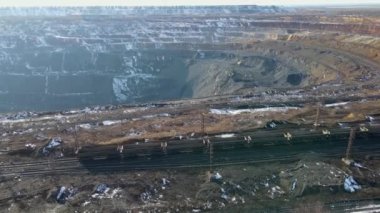 Taş ocağı demir cevheri kar uçağı