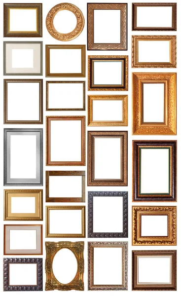 Beyaz arka plan üzerinde izole çerçeve kümesi