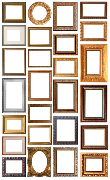 Beyaz arka plan üzerinde izole çerçeve kümesi