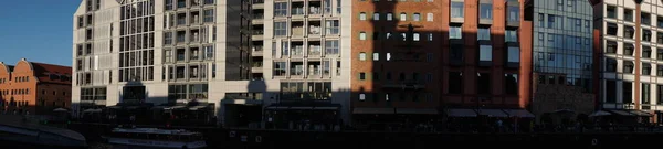 Panorama Terraplén Mirada Misto Ciudad Turismo Ocio Paseos Personas Paisaje — Foto de Stock