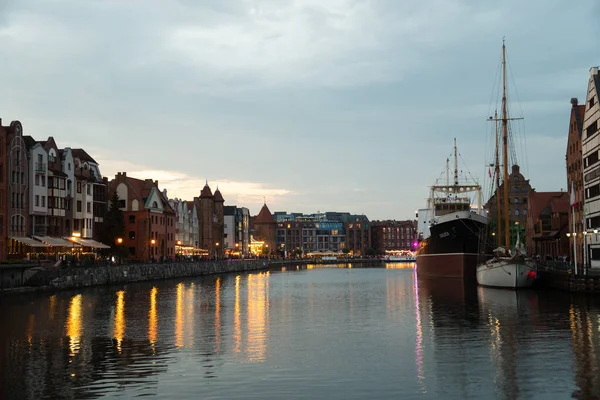 Scenic Summer Evening Panorama Architectural Twilight Sunset Evening Street Old — Stock Photo, Image