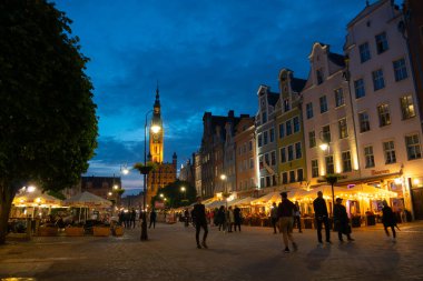 Eski Şehir GDANSK, POLAND - 6 Temmuz 2022