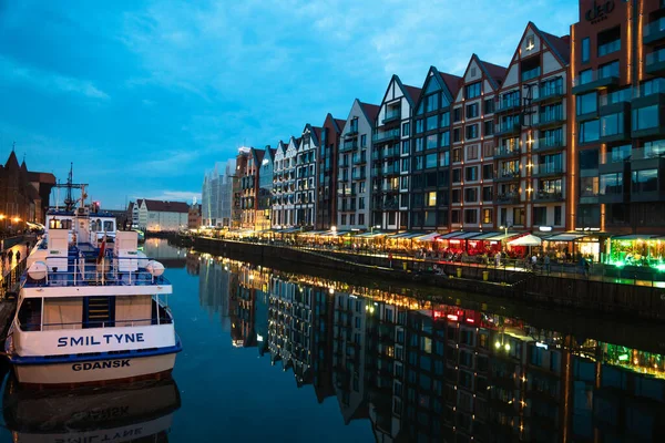 Scenic Summer Evening Panorama Architectural Embankment Baltic Port Evening Street — Stock Fotó