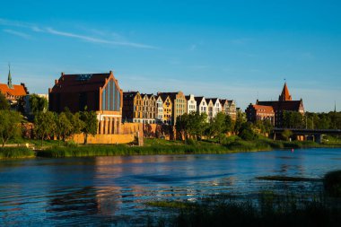 panorama of the city of malbork poland europe