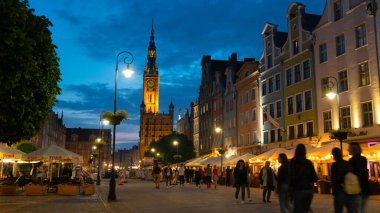 Eski Şehir GDANSK, POLAND - 6 Temmuz 2022