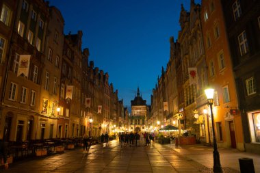 Eski Şehir GDANSK, POLAND - 6 Temmuz 2022