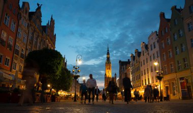 Eski Şehir GDANSK, POLAND - 6 Temmuz 2022