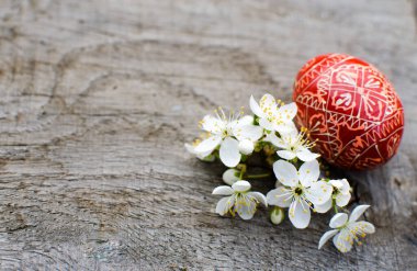 Paskalya için, Paskalya yumurtalarıyla bir festival masasını dekore etmek bir Ukrayna geleneğidir.