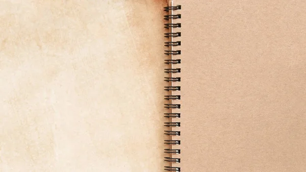 Close Notebook Background — Stock Photo, Image