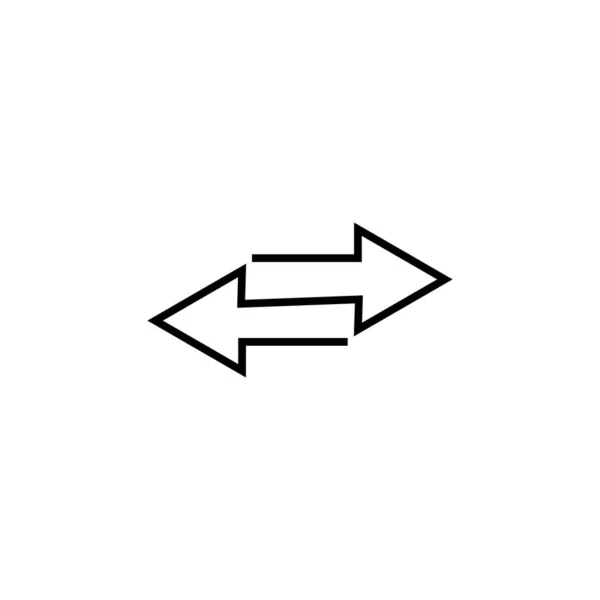Projeto Ilustração Logotipo Transferência Seta — Vetor de Stock