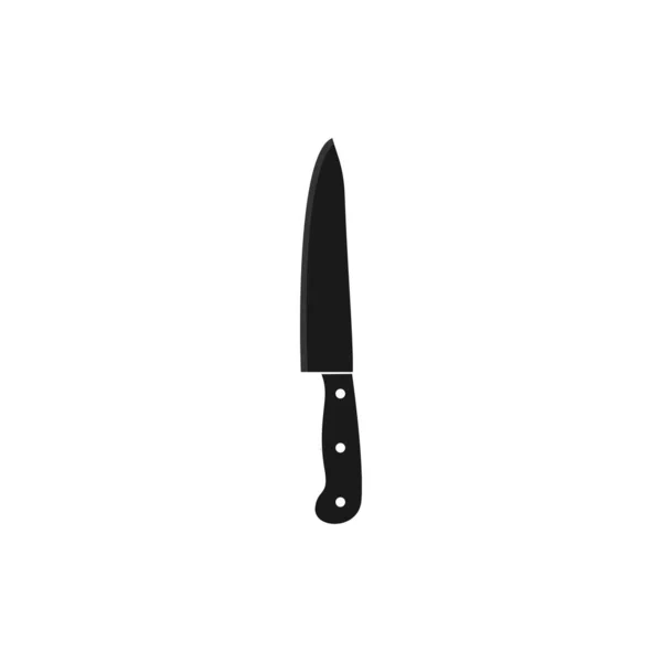 Дизайн Логотипу Ножа Стокової Ілюстрації — стоковий вектор