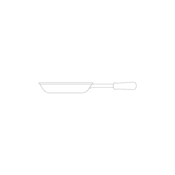 Stekpanna Logotyp Illustration Design — Stock vektor