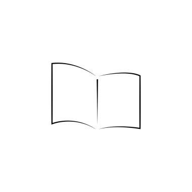 kitap logosu stok illüstrasyon tasarımı