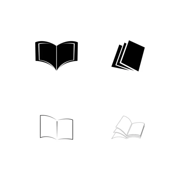 Λογότυπο Του Βιβλίου Σχέδιο Εικονογράφηση Αρχείου — Διανυσματικό Αρχείο