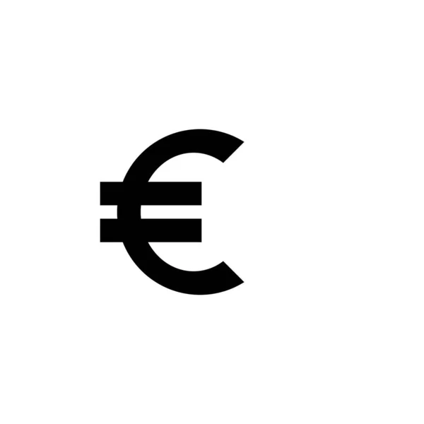Symbol Měny Eura Vektor Ilustrační Design — Stockový vektor