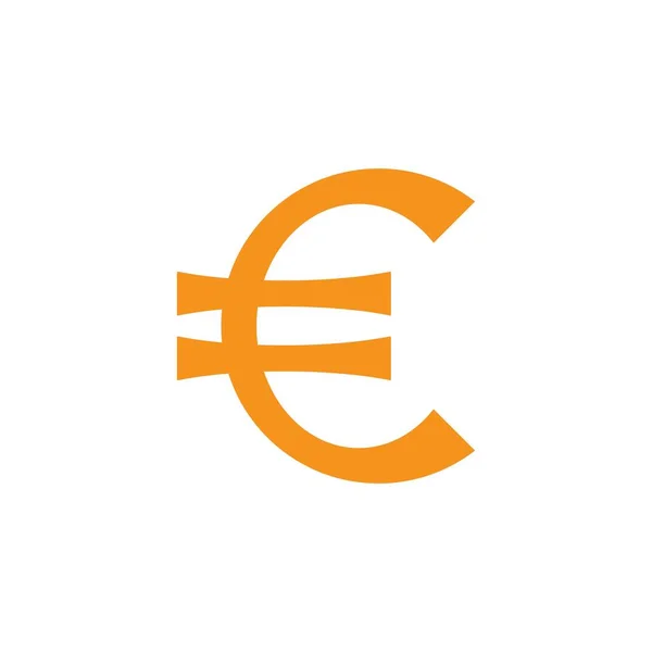 Euro Currency Symbol Vektor Illustration Design — Stock Vector