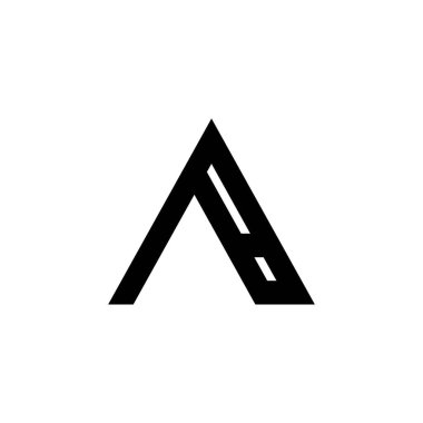 bir logo vektör illüstrasyon tasarımı harfi