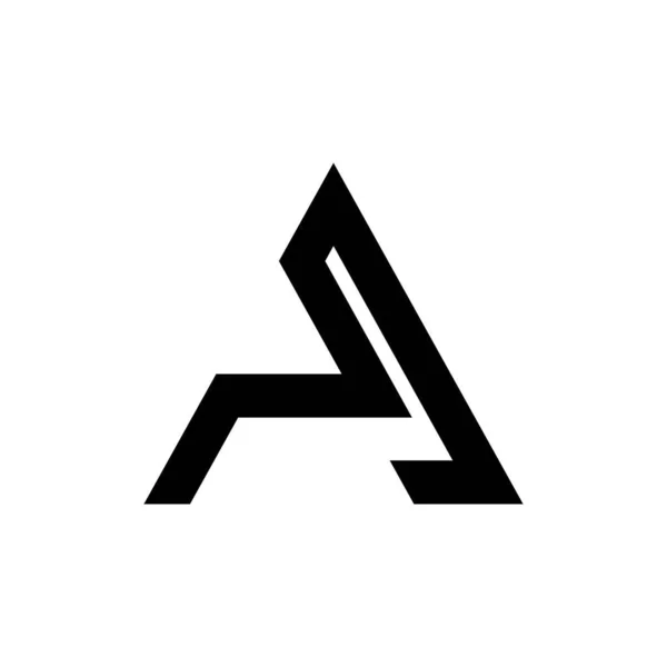 Buchstabe Ein Logo Vektor Illustration Design — Stockvektor