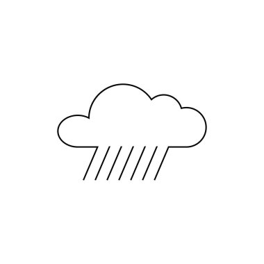 yağmur simgesi vektör illüstrasyon tasarımı