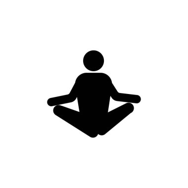 Kişi oturma simgesi çizimi