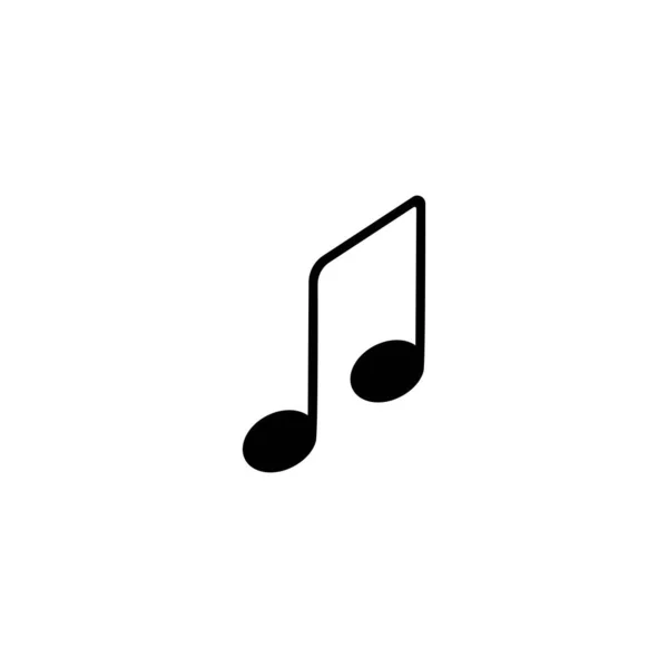 Music Note Icon Illustration Design — Stock Vector