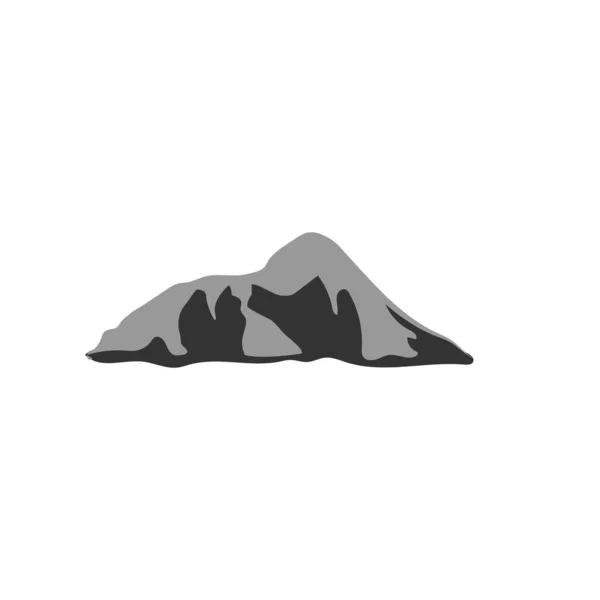 Icono Montaña Vektor Diseño Ilustración — Vector de stock