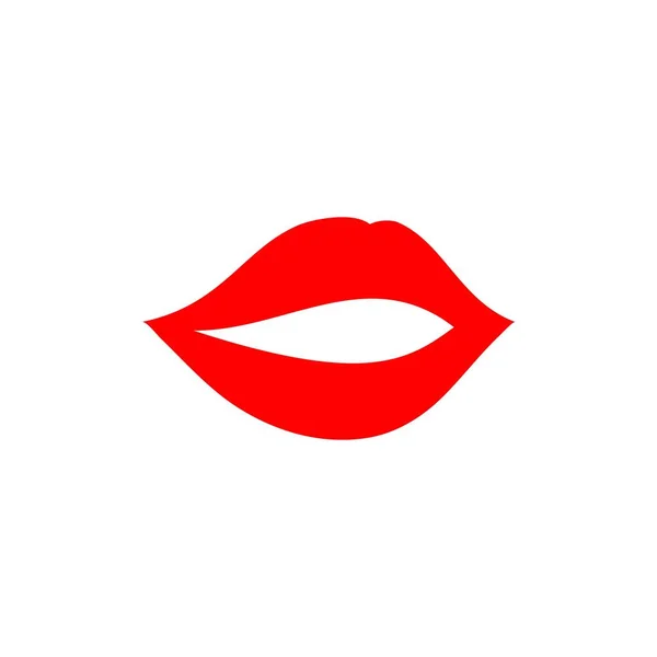 Ikona Ust Lub Logo Znak Symbol Vektor Ilustracja Wysokiej Jakości — Wektor stockowy