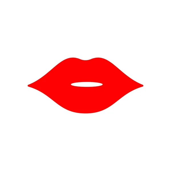 Ikon Bibir Atau Logo Simbol Vektor Ilustrasi Kualitas Tinggi Ikon - Stok Vektor