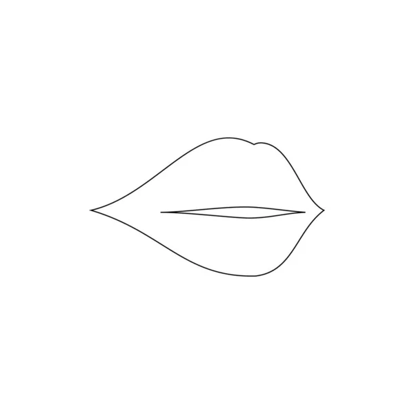 Значок Губ Або Логотип Ізольований Знак Ілюстрація Вектора Значки Вектора — стоковий вектор