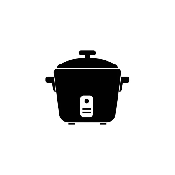 Icono Cocina Arroz Vector Aparatos Eléctricos Icono Estilo Glifo — Archivo Imágenes Vectoriales