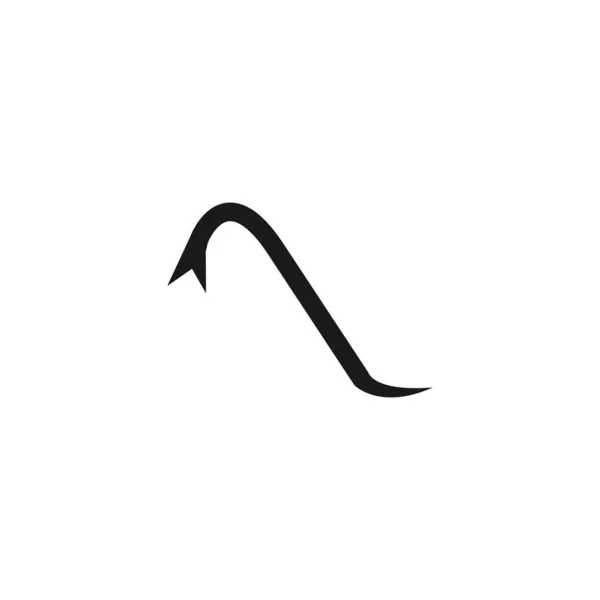 Значок Crowbar Символ Краудбара Коллекции Construction Простая Векторная Иллюстрация Элемента — стоковый вектор