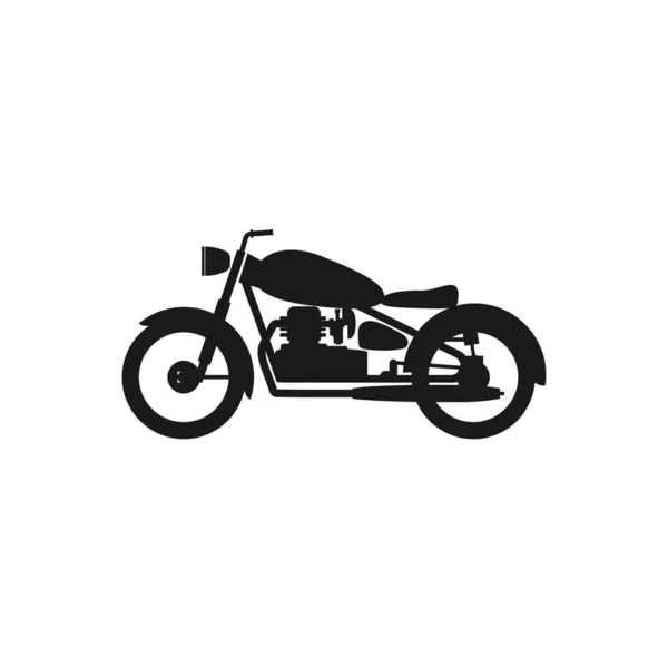 Vintage Motorcykel Ikon Vektor Illustration Design — Stock vektor