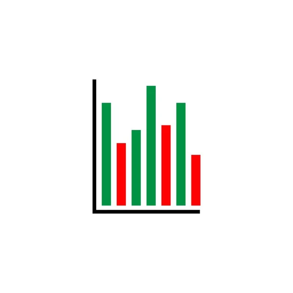 Market Volatility Icon Illustration Design — Archivo Imágenes Vectoriales