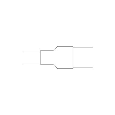 boru bağlantı simgesi resimleme tasarımı