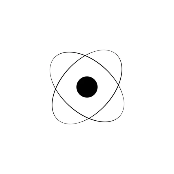 Laboratoire Neutrons Atomiques Moléculaires Icône Modèle Physique Vectorielle Pour Conception — Image vectorielle