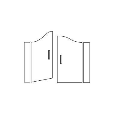 Basit kapı simgesi çizimi