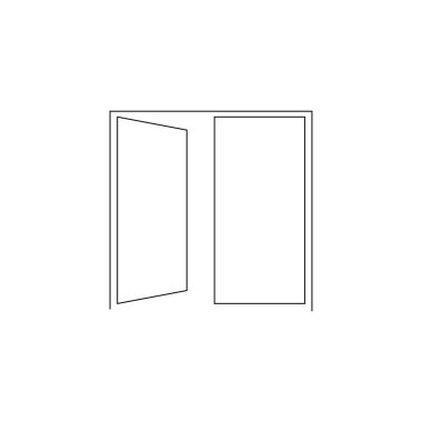 Basit kapı simgesi çizimi