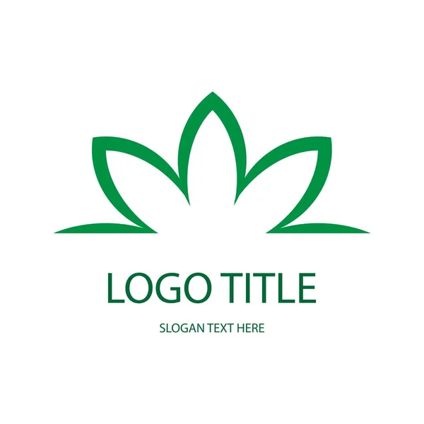 Feuille Nature Logo Concept Modèle — Image vectorielle
