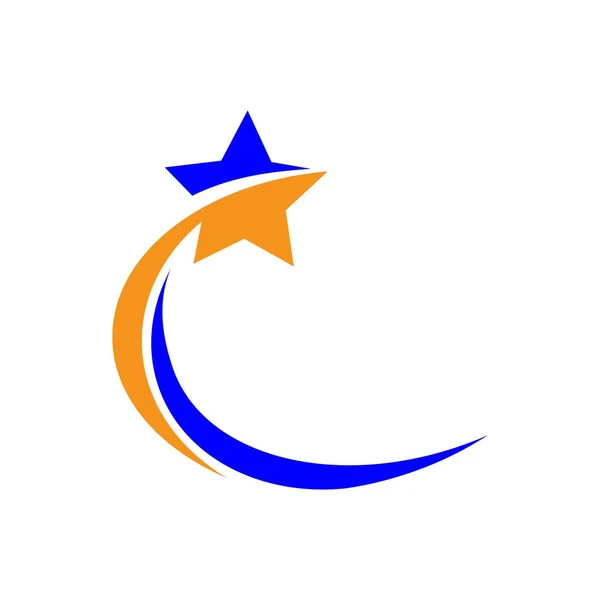 Simple Trendy Star Logo Illustration Design — Image vectorielle