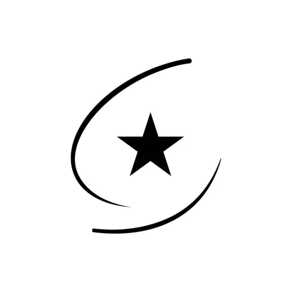 Simple Trendy Star Logo Illustration Design — Stock vektor