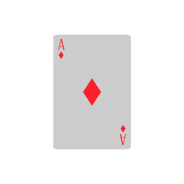 Ace Card Logo Vector Template — Stock Vector