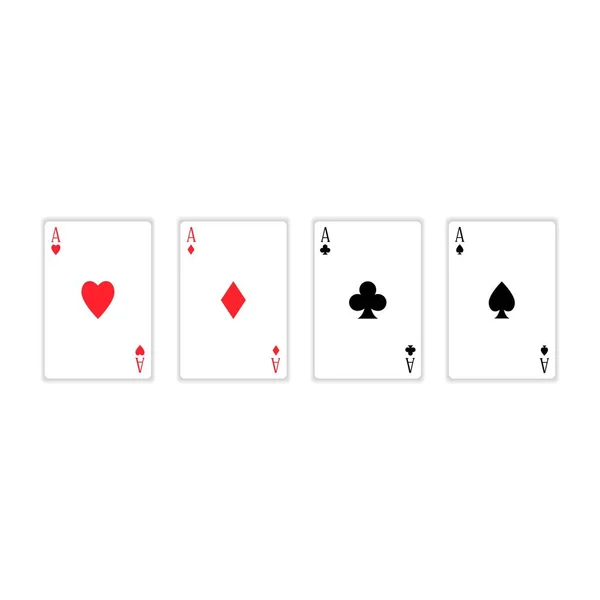 Ace Card Logo Vector Template — Vettoriale Stock