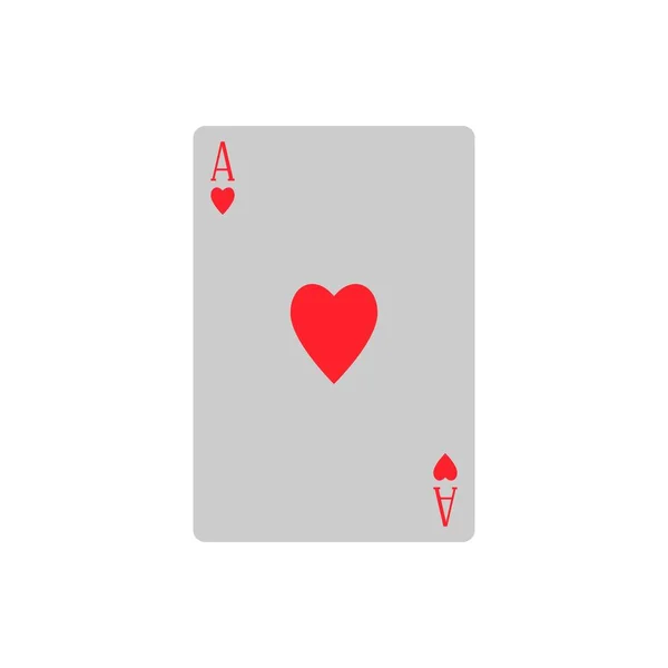 Ace Card Logo Vector Template — 스톡 벡터
