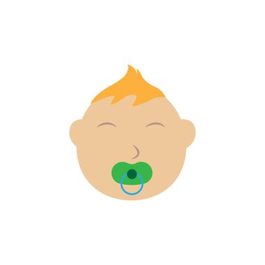 şirin bebek simge vektör şablonu