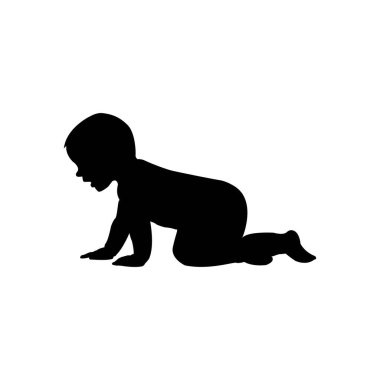 şirin bebek simge vektör şablonu