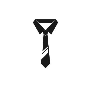 simple tie logo vector template