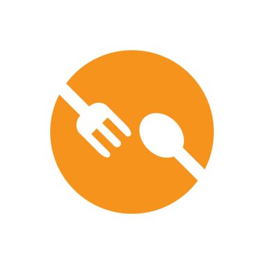 spoon and fork logo icon vektor template