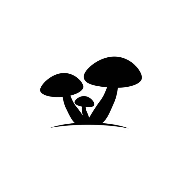 Шаблон Піктограми Логотипу Грибів Векторний Шаблон — стоковий вектор