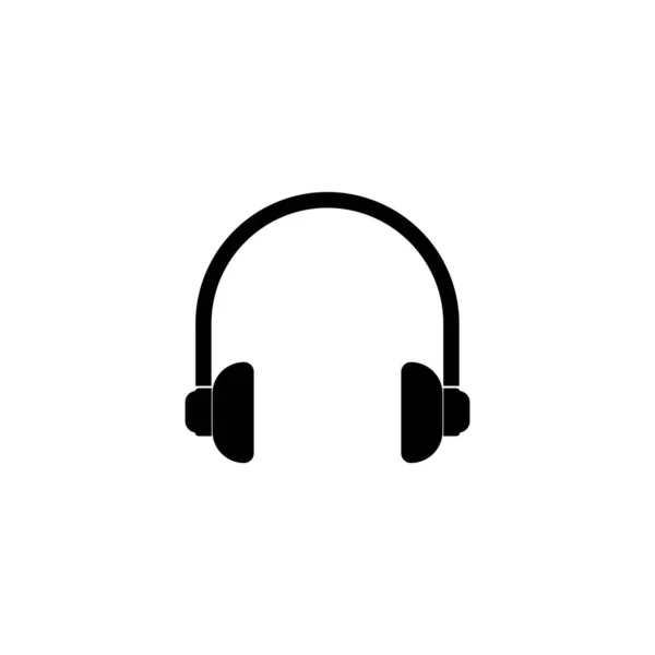 Headset Logo Icon Vector Template — Archivo Imágenes Vectoriales